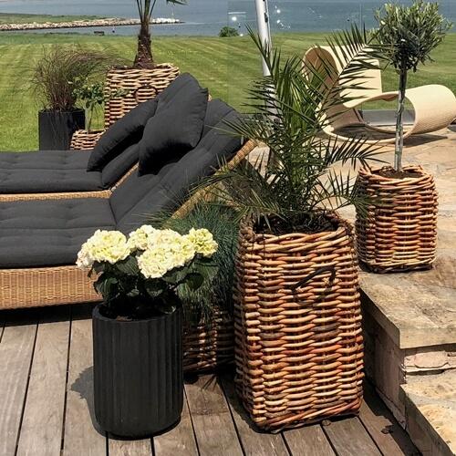 A2 Living Rattan Blomsterkurv Maxi til Udendørs Brug