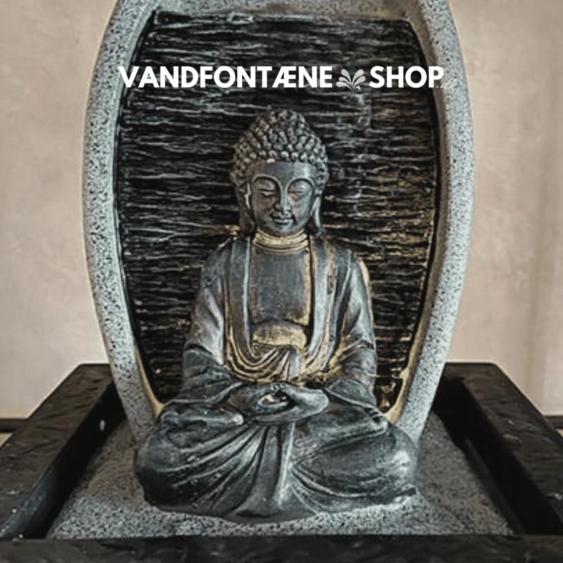 Buddha Indendørs Vandfontæne med LED Lys - Stilfuld Dekoration