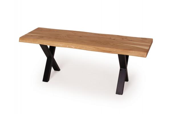 Akita Bænk i Eg med Natur Olie - Rustik Elegance