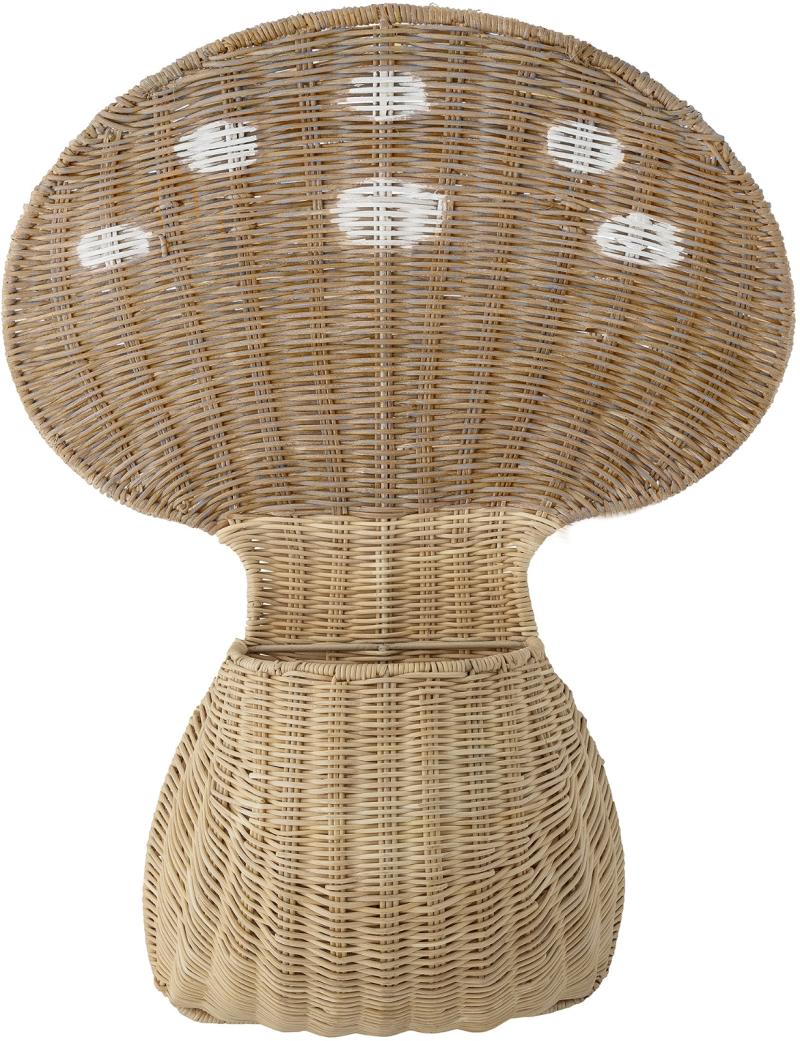 Jaspar Vægkurv i Rattan – Elegant Opbevaring til Dit Hjem