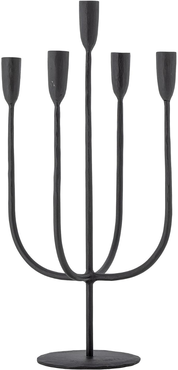 Izma Lysestage i Sort - Elegant Jern Design