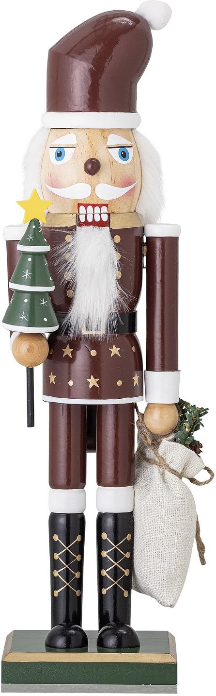 Janik Rød Træ Nøddeknækker - Julepynt Tilbud!