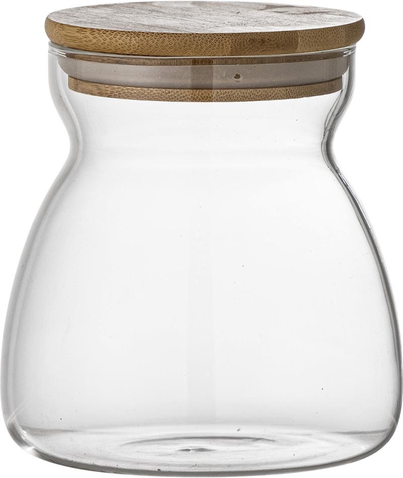 Tinse Krukke Låg Klar Glas