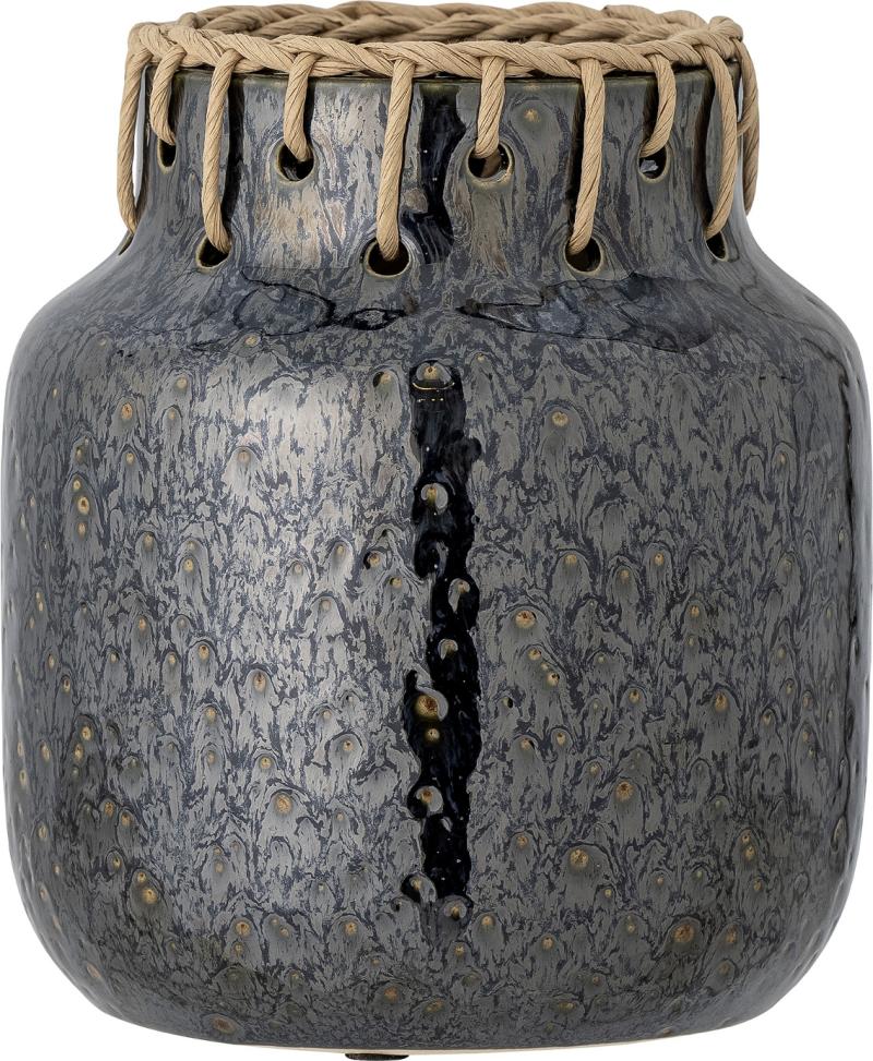 Janel Vase i Sort Keramik - Dramatisk Dekoration