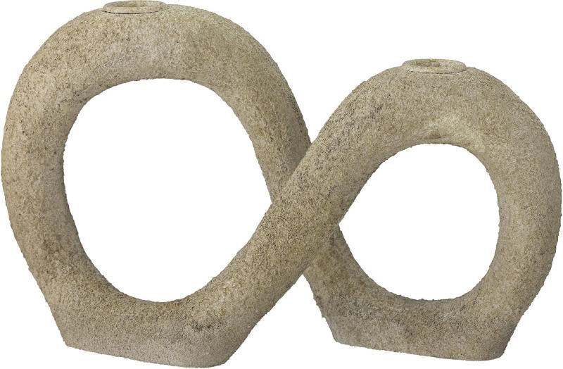 Dacian Lysestage i Natur Resin - Elegant Design fra Bloomingville