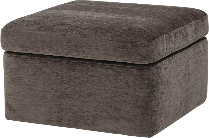 Elegant Lanna Puf i Brun Polyester - Modern Stil til Hjemmet