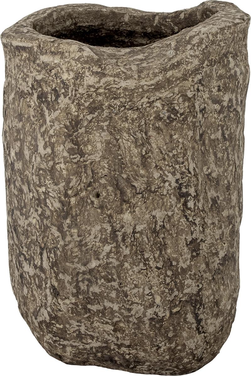 Janay Deko Vase Brun Papmache