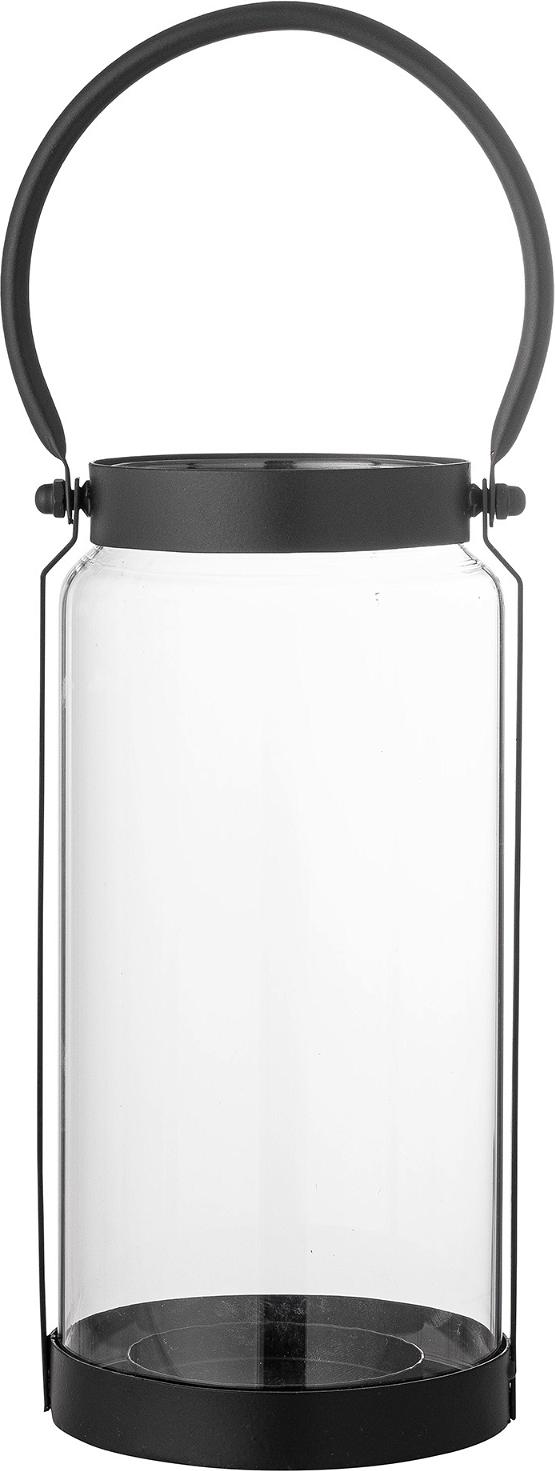 Danila Fyrfadsstage i Sort Glas - Elegant Design