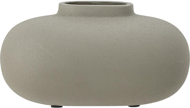 Tezza Vase i Grå Aluminium - Elegance til Dit Hjem