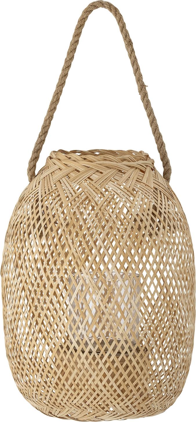 Musu Lanterne i Glas og Bambus - Naturlig Elegance
