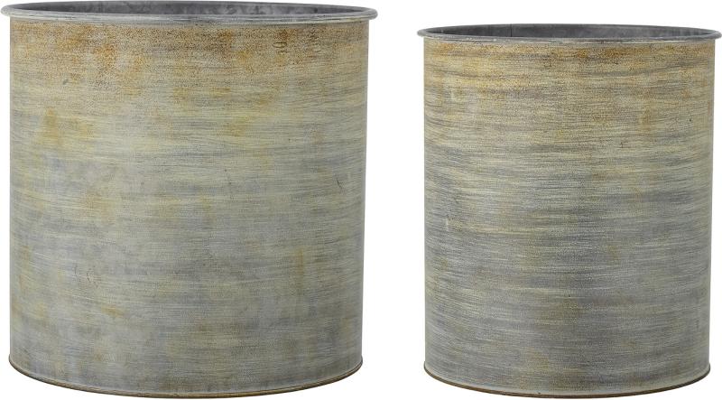 Meick Urtepotteskjuler i Metal - Naturlig Elegance