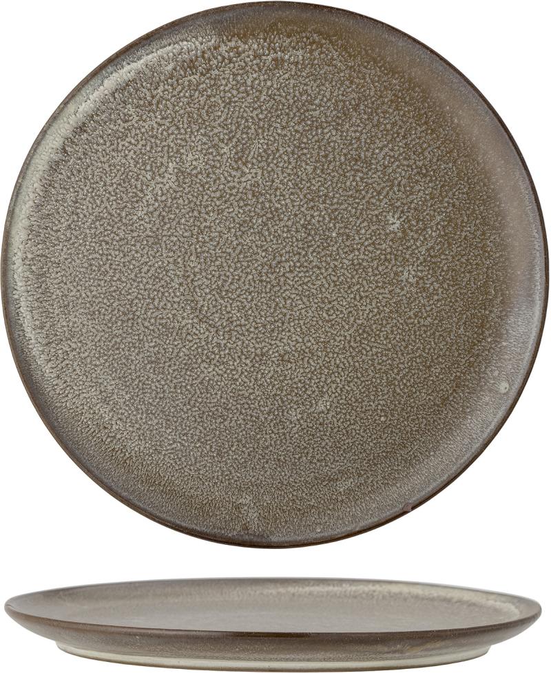 Nohr Middagstallerken Brun 28 cm fra Bloomingville