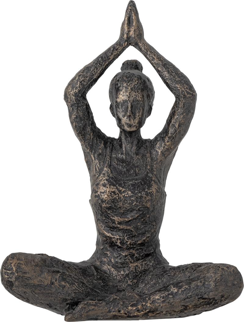 Miiral Deko Figur i Messing - Elegant Yoga Skulptur