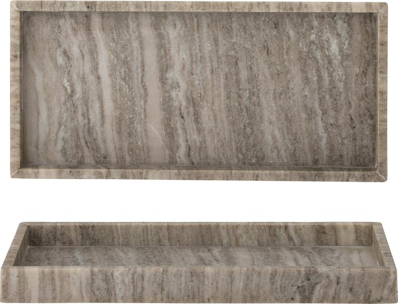 Elegant Majsa Bakke i Brun Marmor fra Bloomingville