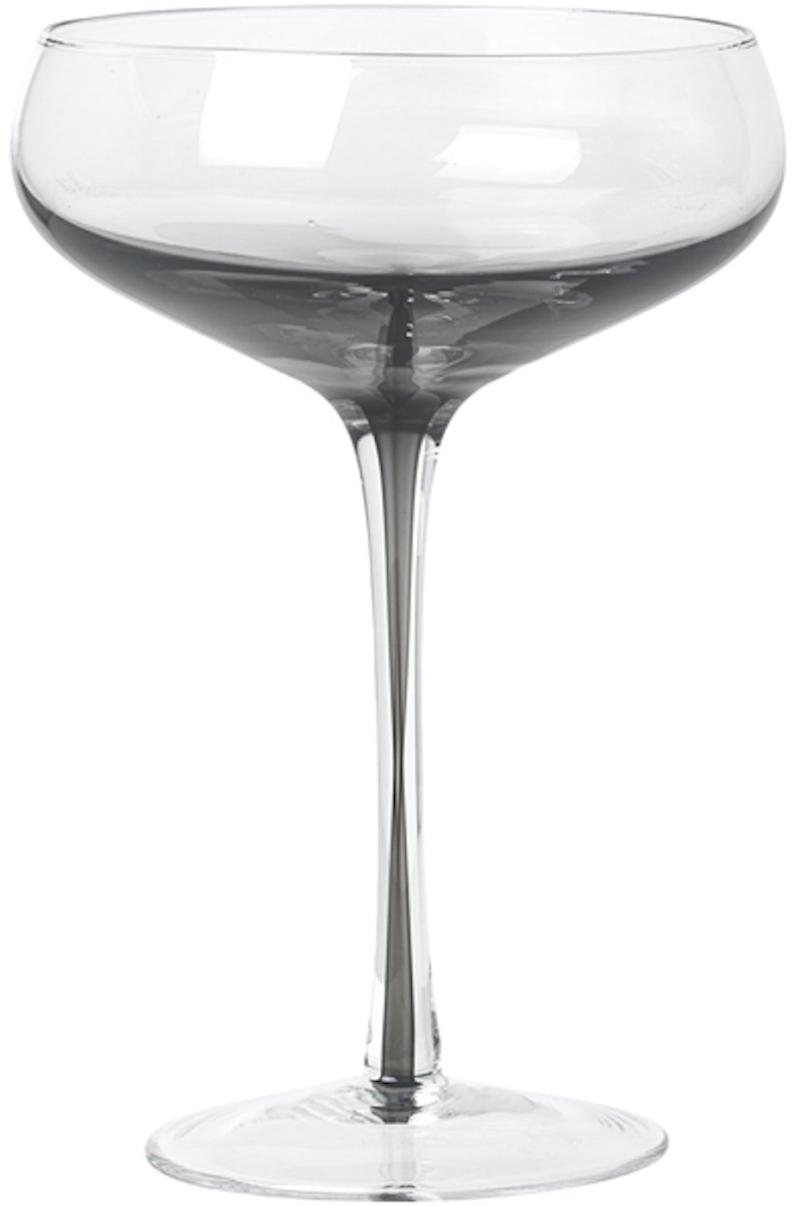 Røg Cocktailglas i Klar Grå fra Broste Copenhagen