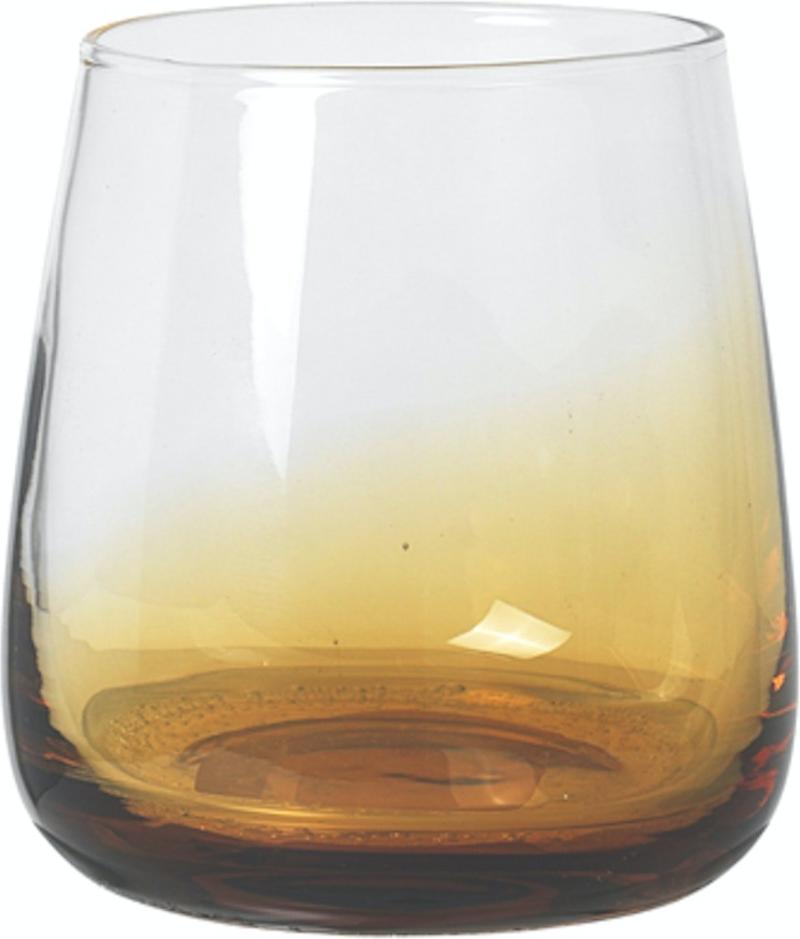 Amber  Drikkeglas  Klar Orange  H8 7x9