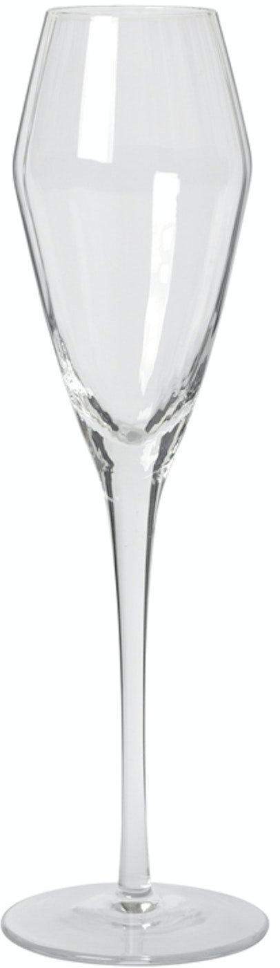 Sandvig Champagneglas - Klar H6, 6 stk. til borddækning