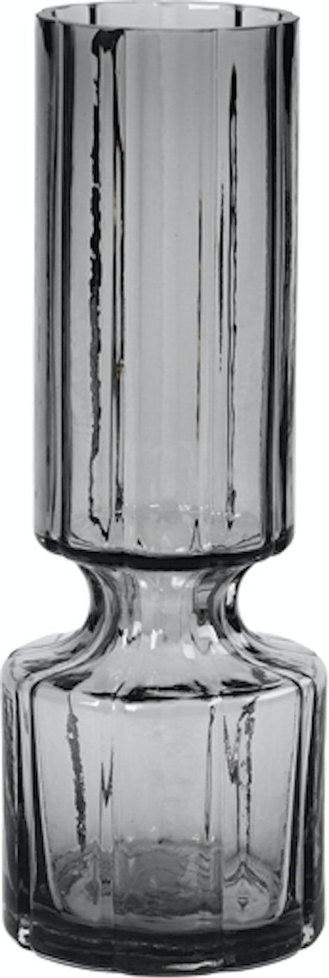 Hyacintvase i sort - Mundblæst glas fra Broste Copenhagen