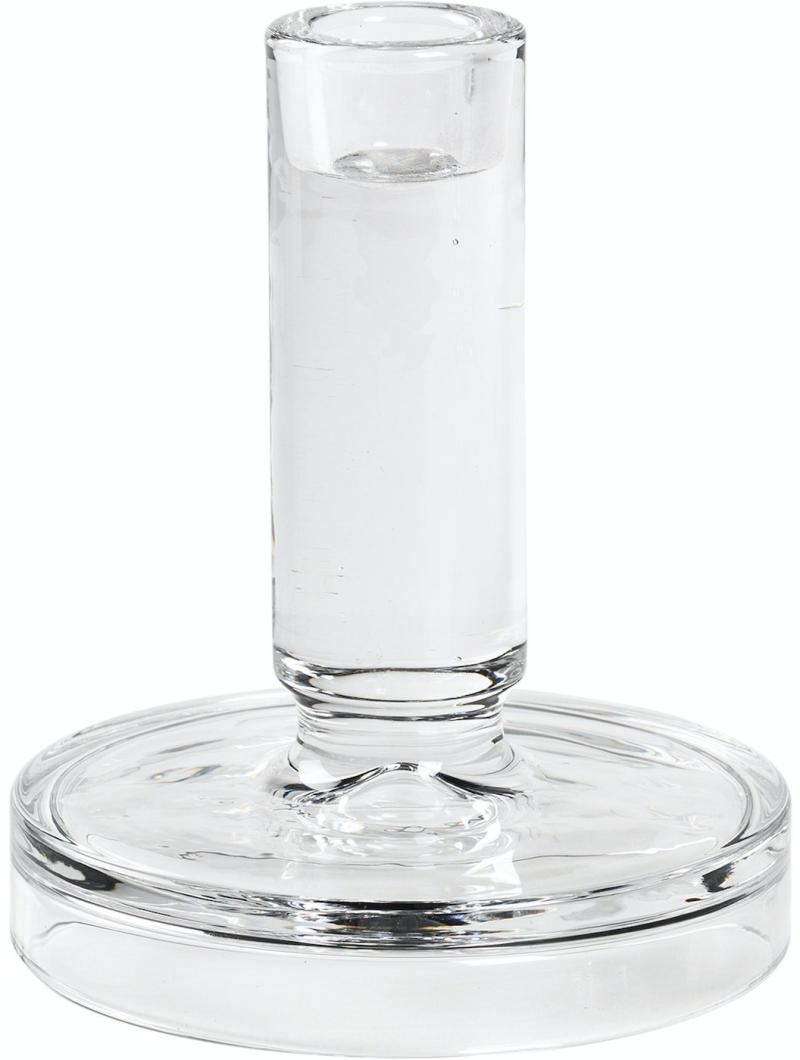 Petra Lysestage i Klar Glas - Elegant Dekoration