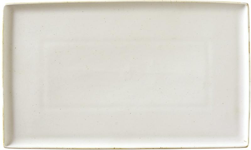 Eli  Tallerken  Hvid  H1 5x15 6x26    Stentøj