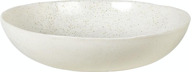Nordic Vanilla Salatskål i Creme - Elegant Stentøj