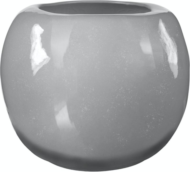 Æblevase i Grå Stentøj - H31x28 cm fra Broste Copenhagen