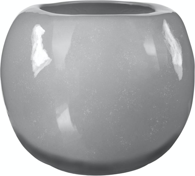 Æblevase i grå stentøj fra Broste Copenhagen - H42 cm