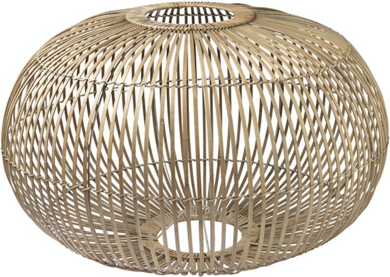 Zep Lampeskærm i Bambus - H68x42 cm fra Broste Copenhagen