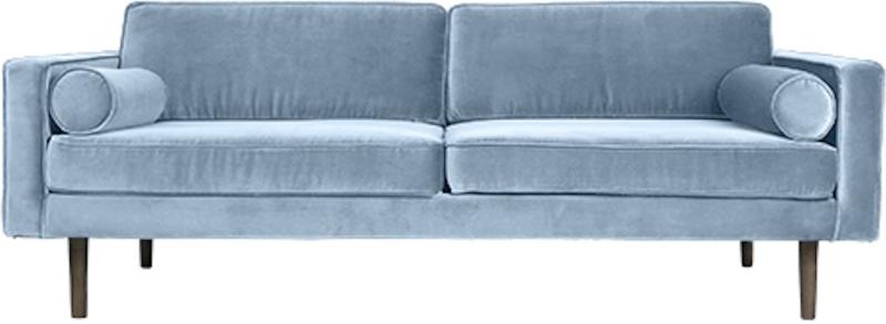 Wind Sofa i Blå - 3-personers Sofa fra Broste Copenhagen