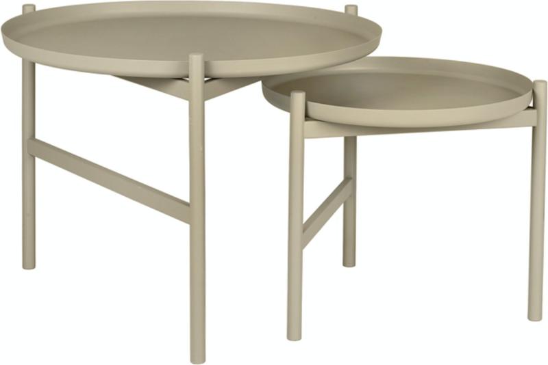 Turner Table  Sofabord  Grå  H50x40    Jern