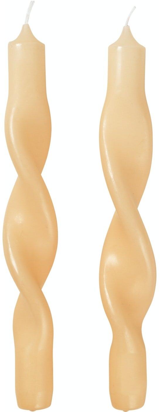Twist Stearinlys Gul H2 4x23 Paraffinvoks Sæt Stk