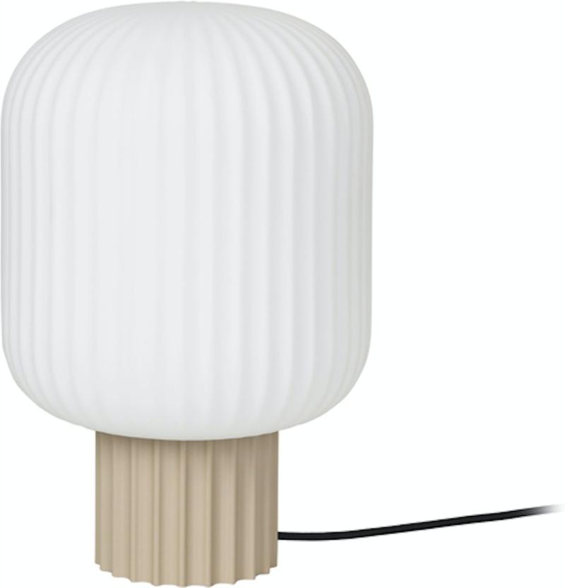Lolly Bordlampe i Hvid Sandfarve - Tilbud!