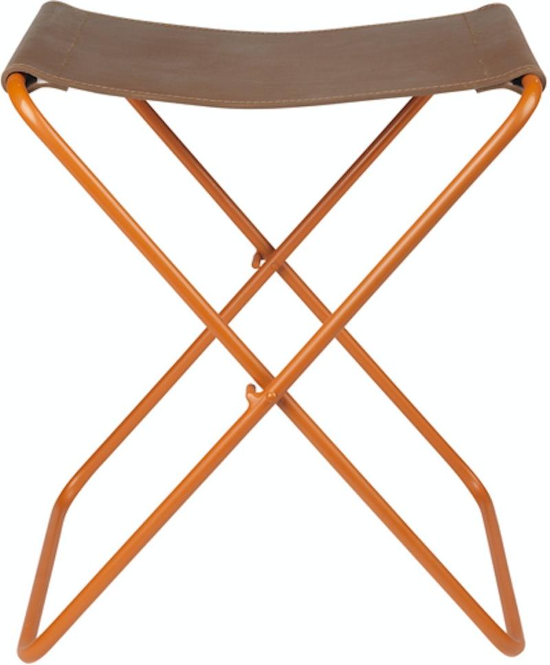 Nola Foldestol Orange Læder Jern