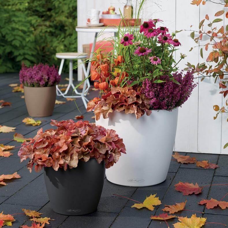 Lechuza Classico Color Udendørs Blomsterkrukke - Hvid