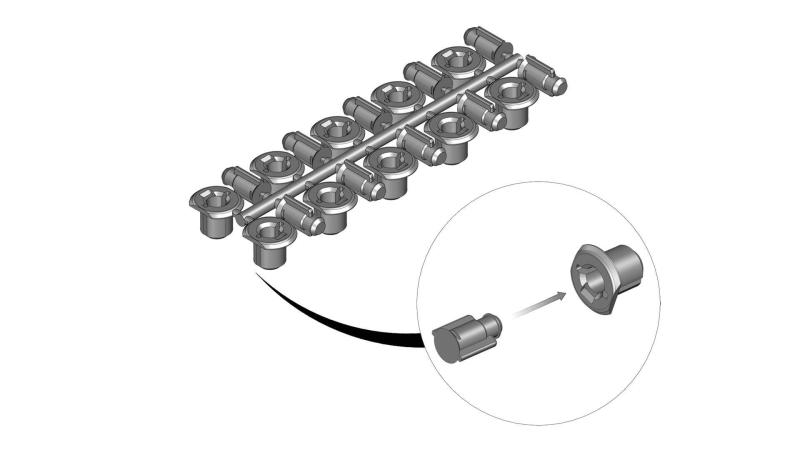 10 Stk Clips til PVC Højbede fra GrowCamp