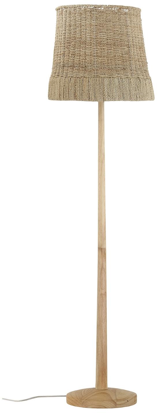 Cozy Gulvlampe i Naturmaterialer - Elegant Belysning