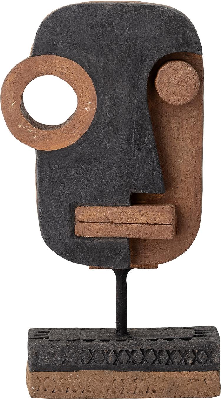 Kazo Deko Figur i Sort og Terracotta til Dit Hjem