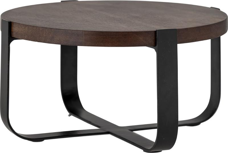 Dotte Kagebakke i Brun Jern og Mangotræ - Elegance til Dit Hjem