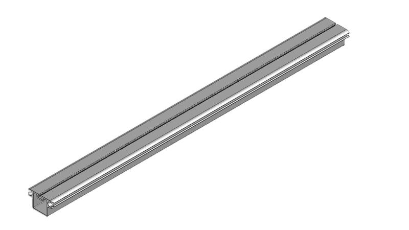 Firkantprofil med Spor 621 mm - Fantastisk tilbud!