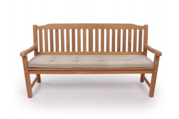 Fritab Eksklusiv Bænkhynde 180 cm - Beige Tilbud!