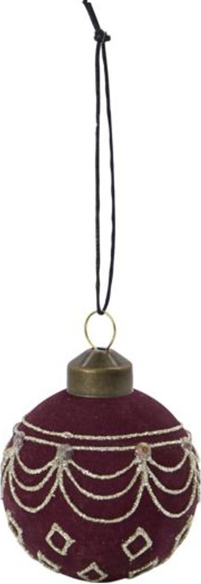 Julepynt Ornament i Rød Brun fra House Doctor