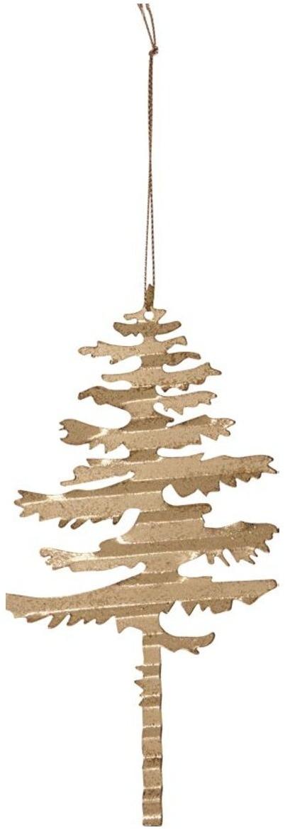 Elegant Messing Ornament fra House Doctor - Julepynt