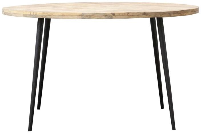 Club Spisebord Natur H130x76 Mangotræ Jern
