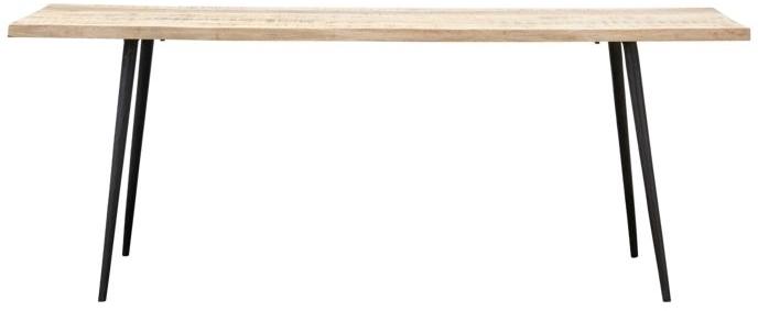 Club  Spisebord  Natur  H76x80x200    Mangotræ   Jern