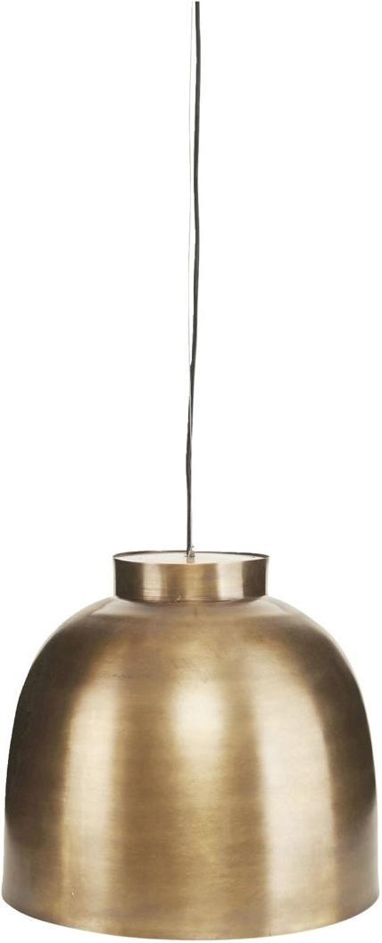 Bowl Pendel Lampe i Messing - Elegant Belysning