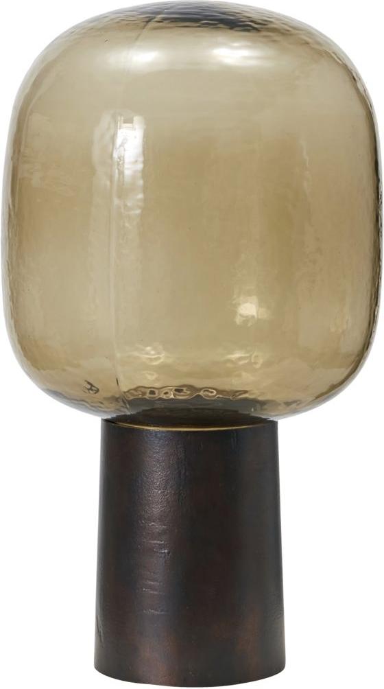 Note Bordlampe i Bruneret Messing - Stilfuld Belysning