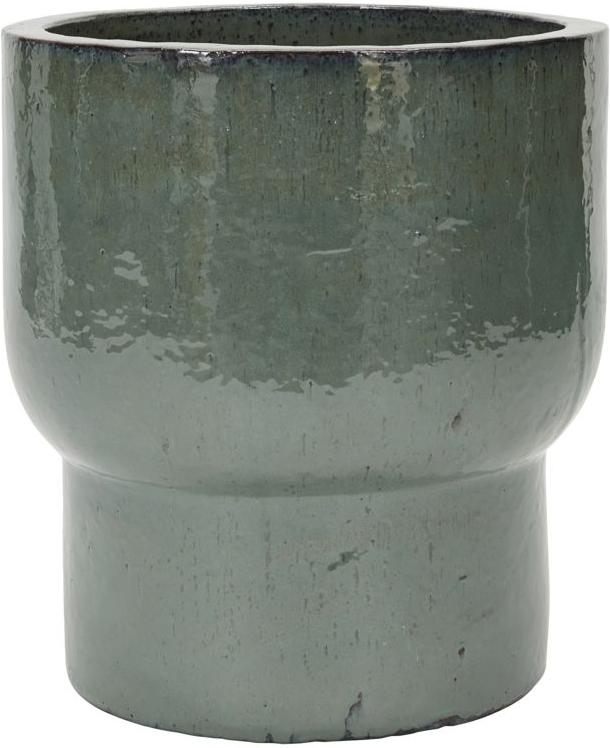 Stilfuld grøn urtepotte fra House Doctor - H55 cm