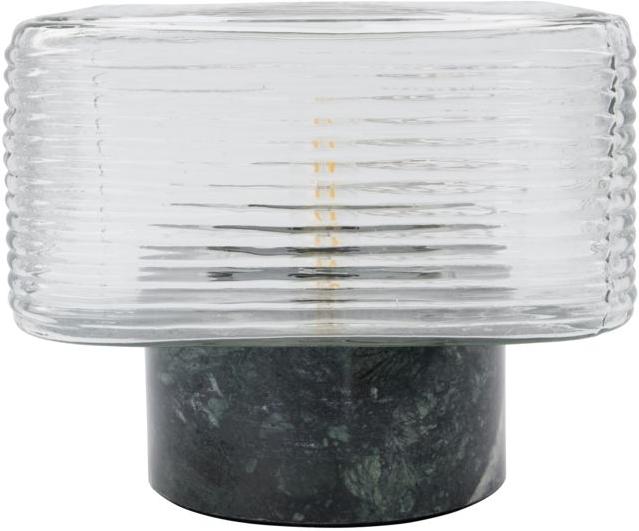 Elegant Bordlampe i Grøn Marmor fra House Doctor