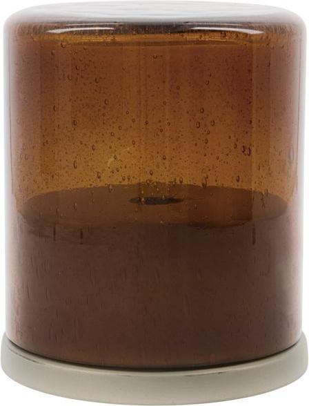 Elegant Petit Bordlampe i Amber - Perfekt til Dit Hjem