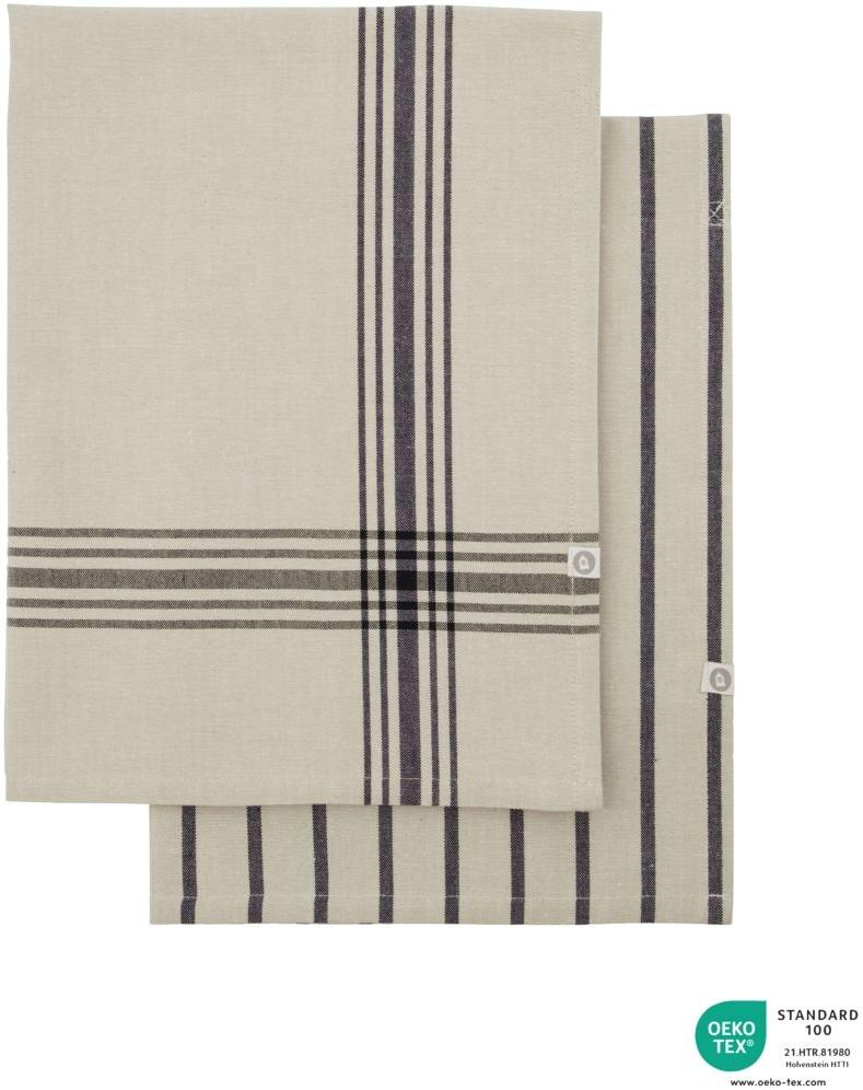 Elegant Sort Chef Viskestykke i 100% Bomuld
